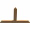 Ekena Millwork Portland Timber Gable Bracket, Western Red Cedar, 36"W x 24"H x 1 1/2"D x 3 1/2"F, 16/12 Pitch GBW036X24X0204POR00SWR - alternate 5